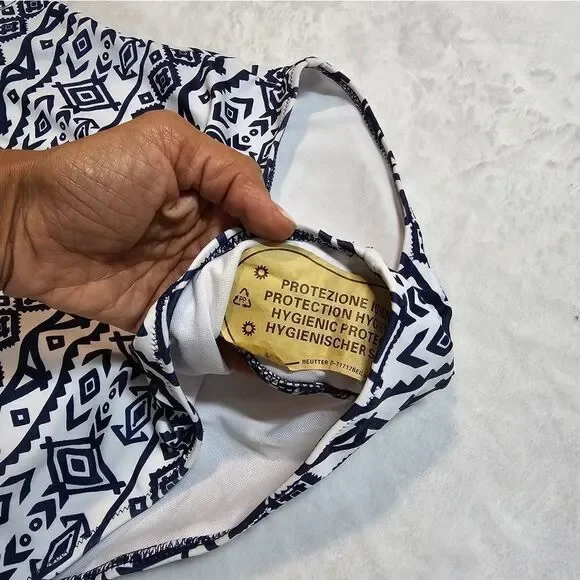 🌿NWT "PatPat" tribal print one piece swimsuit size Small - Picture 5 of 11